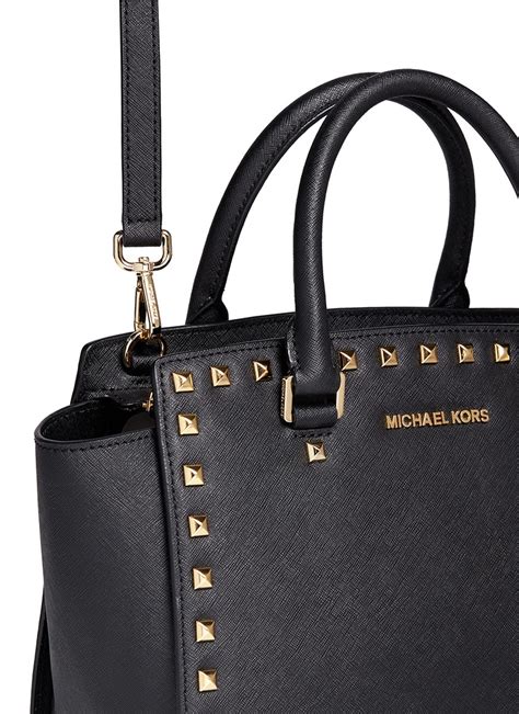 michael kors selma medium tote|michael kors selma studded.